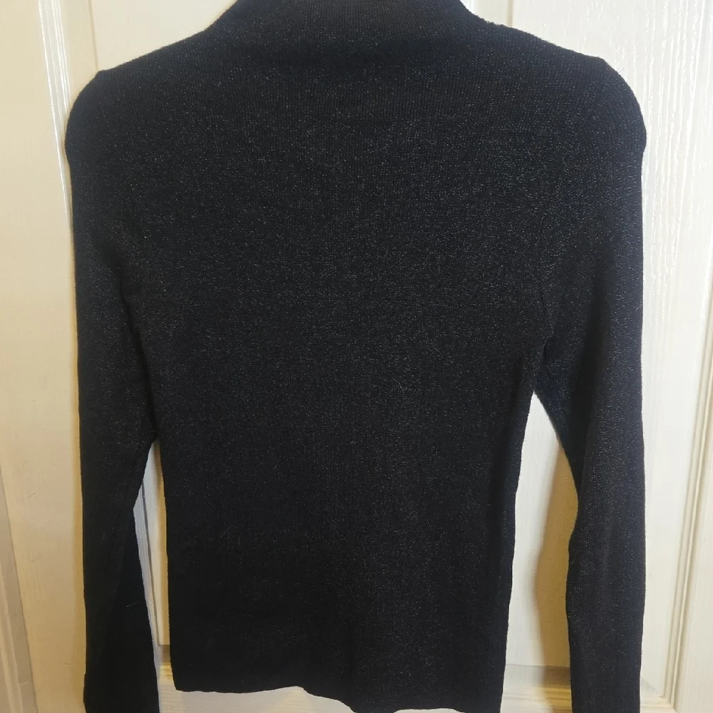 Everly Black Ribbed Knit Top - Picture 6 of 6